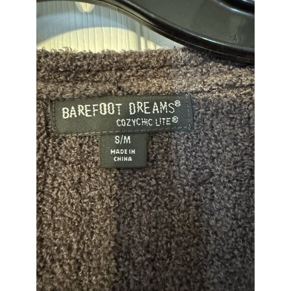 Barefoot Dreams Open Cardigan Sweater Small Medium Brown Dolman Sleeve NEW - Picture 8 of 11